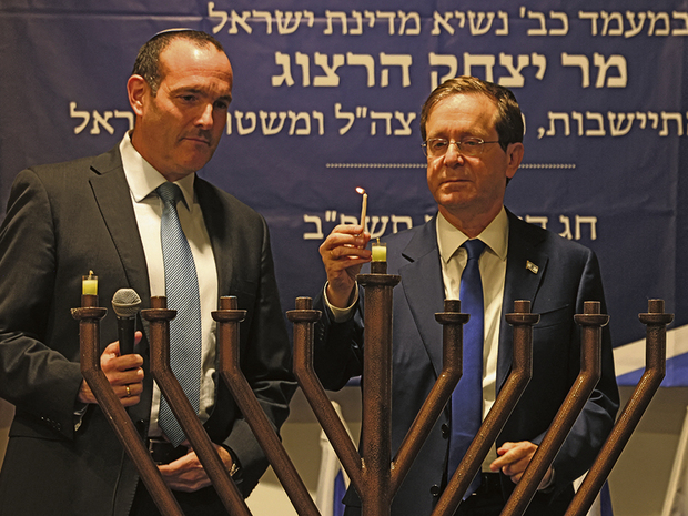 Chanukka 2021: Israels Präsident Herzog betont jüdische Verbindung zu Hebron