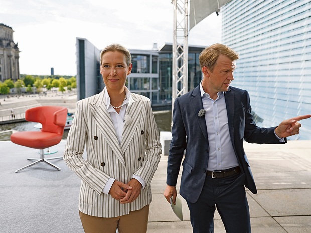 Sommerinterview mit Alice Weidel wurde laut Initiator in Absprache mit Polizei und ARD gestört