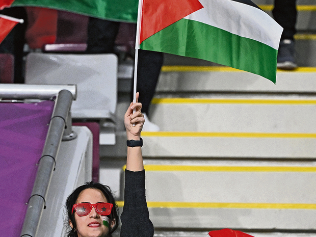 Pro-„palästinensische“ Propaganda bei der Fußball-WM in Katar