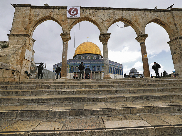 Judenfeindliche Unruhen auf dem islamisch-okkupierten Tempelberg