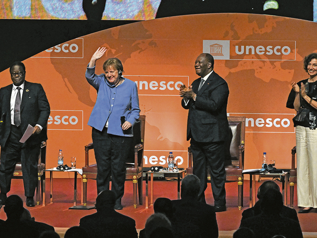 Angela Merkel erhält Unesco-Friedenspreis